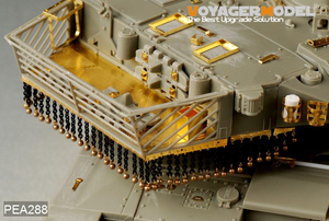 Voyager Model PEA288 IDF Merkava Mk.3D MBT chains (For MENG TS-001) 1/35 – immagine 2