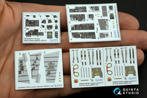 Quinta Studio QD48370 F-4E late without DMAS 3D-Printed &amp;amp; coloured Interior on decal paper (Meng) 1/48 – Bild 3