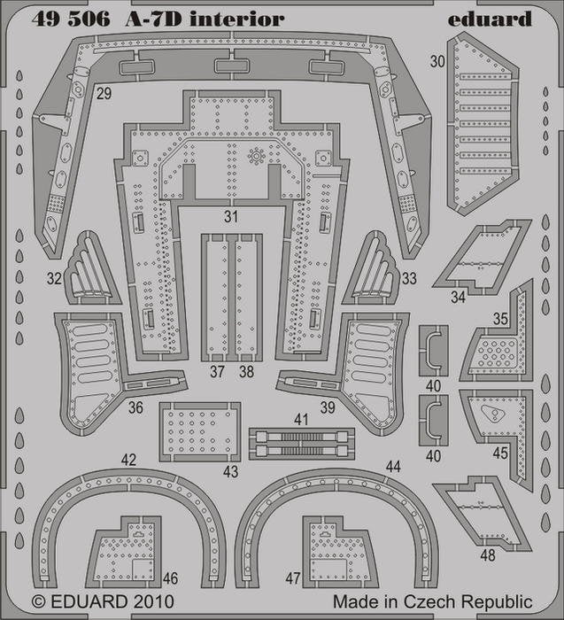 Eduard 49506 A-7D interior S. A. 1/48 HOBBY BOSS