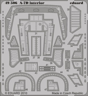 Intérieur Eduard 49506 A-7D SA 1/48 HOBBY BOSS