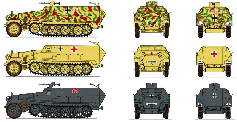 Italeri 7516 Sd.Kfz. 251/1 Ausf. C 1/72 – imagen 2