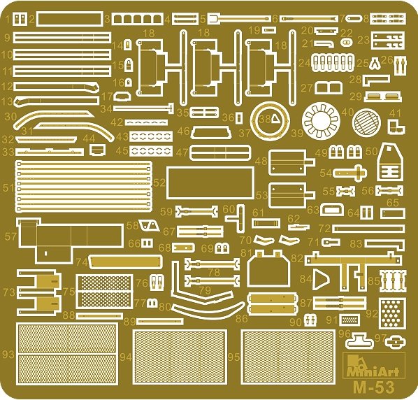 MiniArt 37029 TIRAN 4 LATE TYPE. INTERIOR KIT 1/35 – image 6