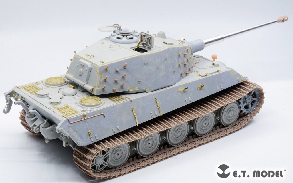 ET Model P35-069 Chenille fonctionnelle simple KingTiger allemand de la Seconde Guerre mondiale (18 dents, version tardive) (Impression 3D) 1/35 – image 9