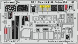Eduard FE1189 Saber F.4 AIRFIX 1/48