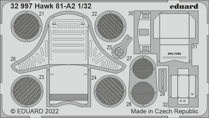 Eduard 32997 Hawk 81-A2 GWH 1/32 – Bild 3