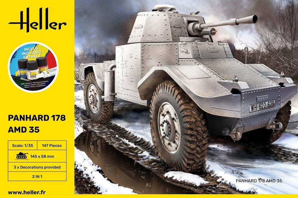 Heller 35325 Panhard 178 Starter Kit 1/35 – immagine 2
