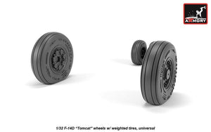 Armory Models AW32310 F-14D Tomcat late type wheels w/ weighted tires 1/32 – zdjęcie 2