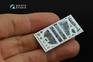 Quinta Studio QDS-48249 Su-25 3D-Printed &amp;amp; colored Interior on decal paper (Zvezda) 1/48 – imagen 7