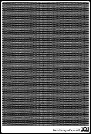 KA Models KA-00006 HEXAGON PATTERN MESH B 0.45mm X 0.3mm – Bild 5