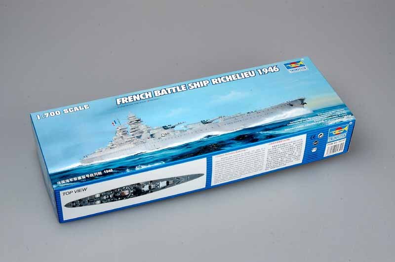 Trumpeter 05751 MARINE FRANÇAISE RICHELIEU 1946 1/700 – image 2