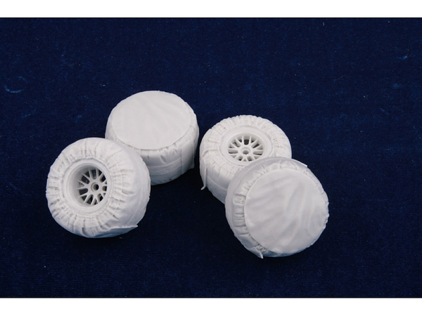KA Models FE-20014 TIRE WARMER FITTED TIRES 1/20 – zdjęcie 2