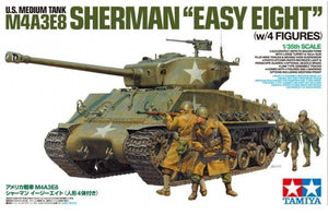 Tamiya 25175 Char moyen américain M4A3E8 Sherman Easy Eight (1/35)