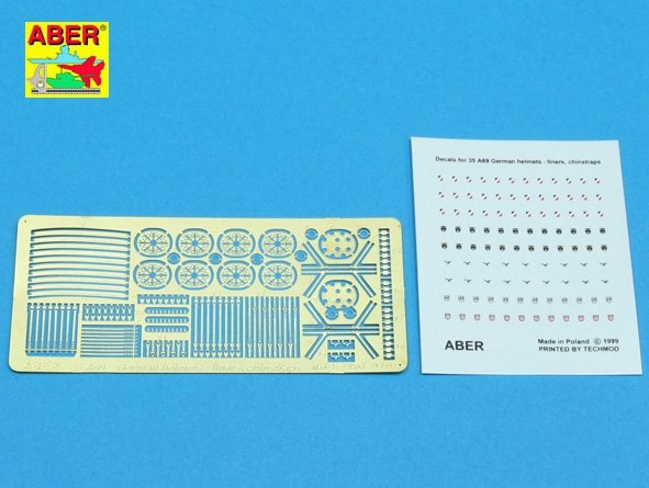 Casques allemands Aber 35A069 - inserts, sangles (1/35)