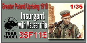 ToRo Model 35F116 Powstanie Wielkopolskie 1918 - Powstaniec z Karabinem / Greater Poland Uprising 1918 Insurgent with Mauser rifle 1/35 – immagine 2
