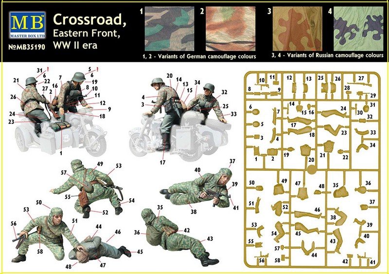 Master Box 35190 Crossroad, Eastern Front, WWII era 1/35 – zdjęcie 3