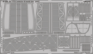 Eduard 48896 Pour 17Z-2 extérieur et soute à bombes ICM 1/48