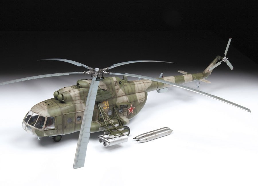 Zvezda 4828 Soviet multipurpose helicopter Mil Mi-8MT Hip-H 1/48 – imagen 3