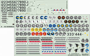 ModelMaker Decals D48164 Dutch F-16 Squadrons - generic set 1/48 – zdjęcie 2