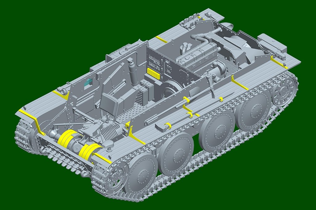 Hobby Boss 82603 38(t) tank E/F type 1/16 – zdjęcie 12