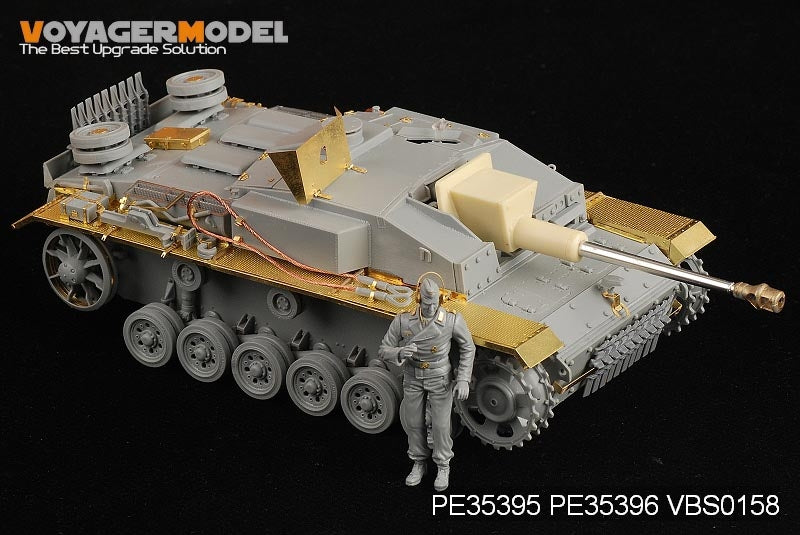 Voyager Model PE35396 WWII German StuG.III Ausf.F8 fenders For DRAGON 6644 1/35 – imagen 3