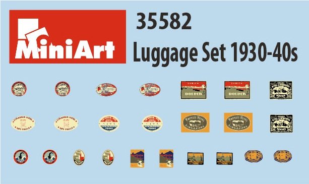 MiniArt 35582 LUGGAGE SET 1930-40s 1/35 – immagine 3