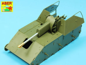 Aber 35L-202 Soviet 76.2mm ZiS-3 barrel for SELF-PROPELLED GUN SU-76M (1/35) – image 4