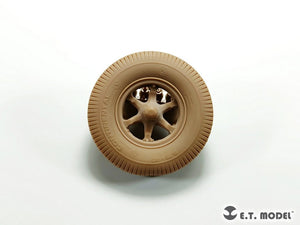 E.T. Model P35-132 WWII German Sd.Kfz.7(8t) Sagged Front Wheels &amp;amp; Spare Wheel Type.1 for Dragon / Trumpeter kit 1/35 – immagine 4