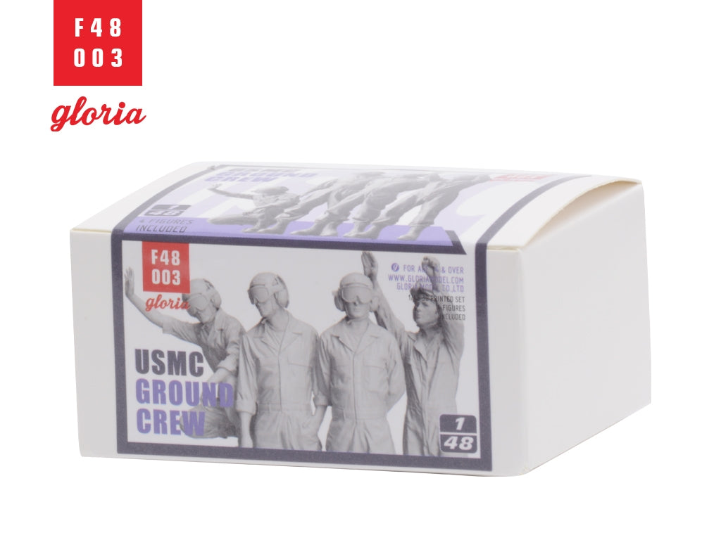 Gloria F48003 USMC Ground Crew 4 x 3D Printed figures 1/48 – imagen 5