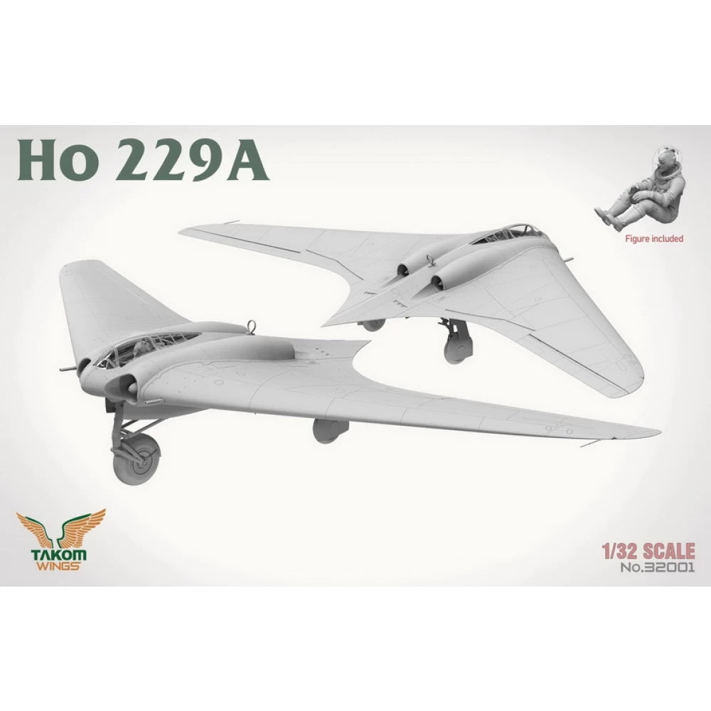 Takom 32001W Ho 229 Box - Ho 229A + Ho 229B + Ho 229 Pilot (Limited Edition) 1/32 – zdjęcie 4