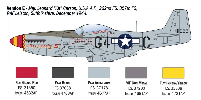 Italeri 1484 P-51D Mustang Aces 1/72 – zdjęcie 7