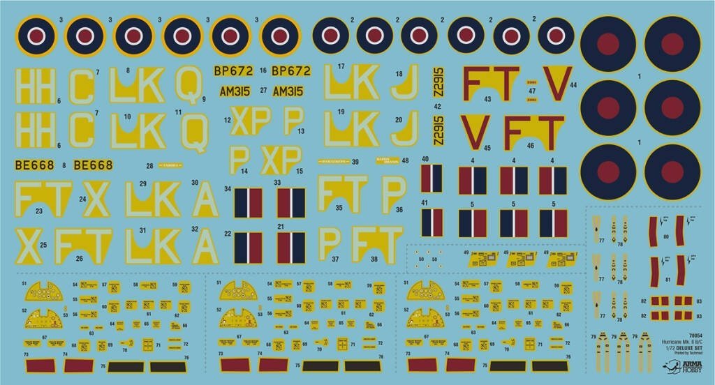Arma Hobby 70054 Hurricane MkII A/B/C/ &amp;quot;Dieppe&amp;quot; Delux Set 1/72 – Bild 2