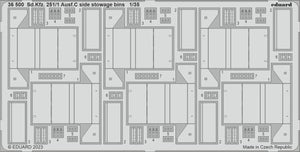 Eduard 36500 Sd. Kfz. 251/1 Ausf. C side stowage bins ACADEMY 1/35