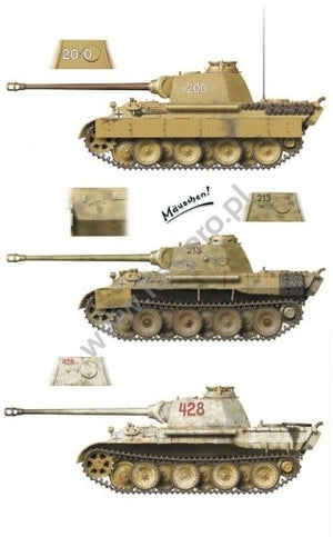 Kagero 15031 Pz.Kpfw. V Panther In Attack &amp;amp; Defence (kalkomania) PL/EN – zdjęcie 4