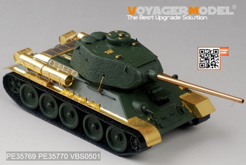 Voyager Model PE35769 WWII Russian T-34/85 No.112 Factory Production Basic（For ACADMY 13290） 1/35 – imagen 3
