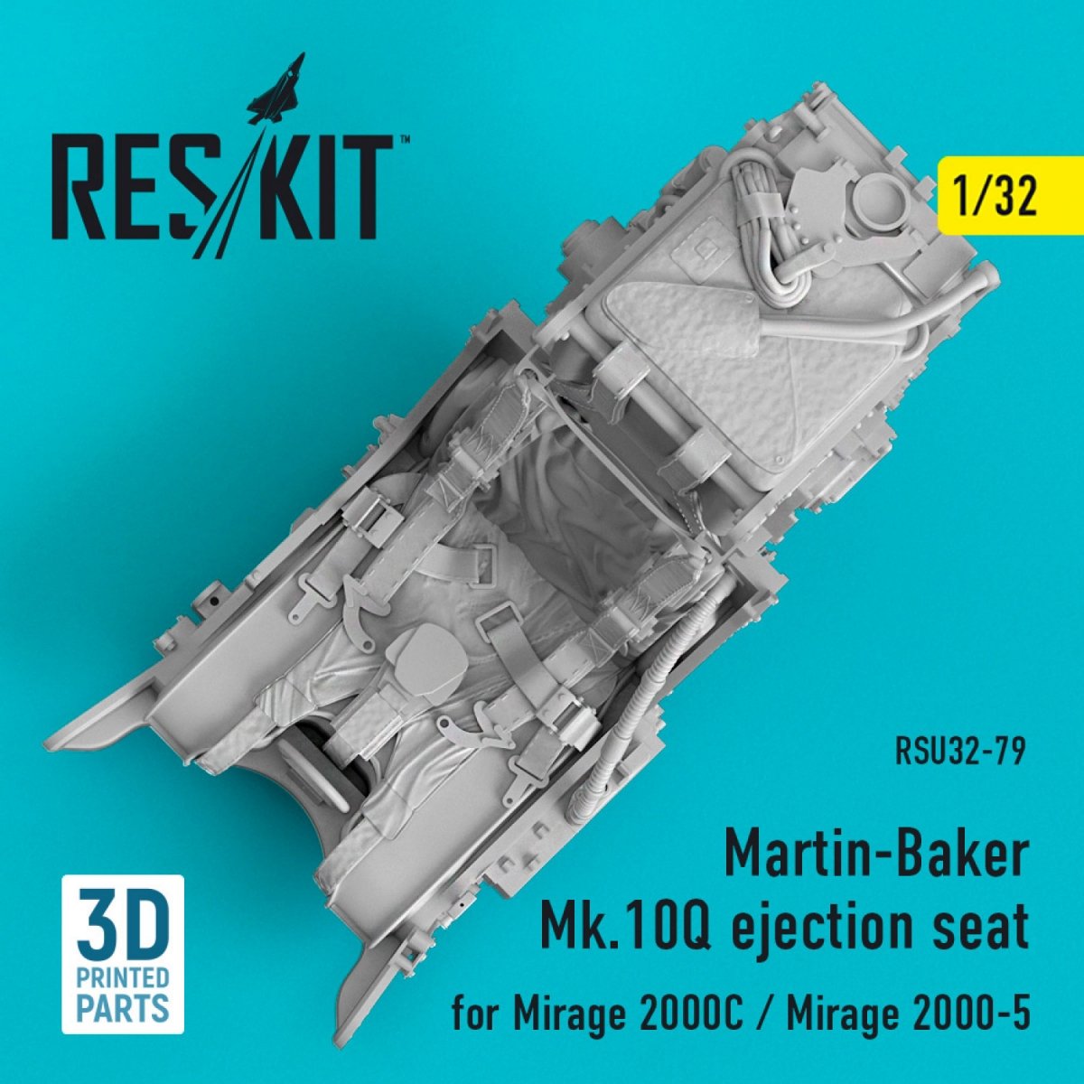 RESKIT RSU32-0079 MARTIN-BAKER MK.10Q EJECTION SEAT FOR MIRAGE 2000C/MIRAGE 2000-5 1/32 – imagen 3