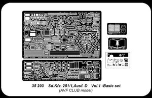 Aber 35203 Armoured personnel carrier Sd.Kfz. 251/1 Ausf. D - vol.1 - basic set 1/35 – immagine 6
