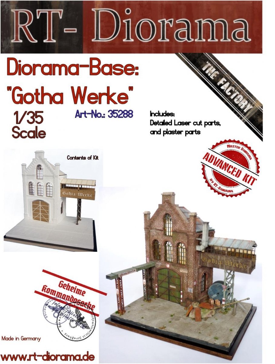 RT-Diorama 35288 Diorama-Base: "Gohta Werke" 1/35