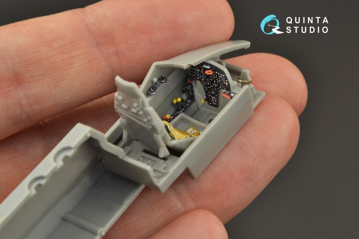 Quinta Studio QD48271 Hs 129B-2 3D-Printed &amp;amp; coloured Interior on decal paper (Hasegawa) 1/48 – imagen 7