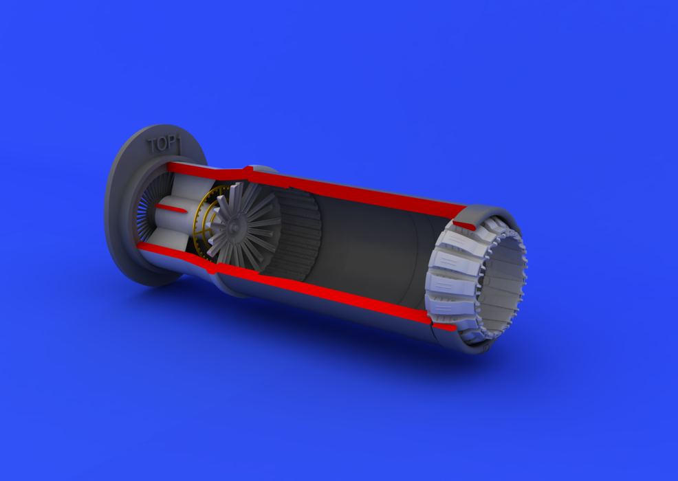 Eduard 648117 MiG-21PF/ PFM exhaust nozzle 1/48 (Eduard) – Bild 4