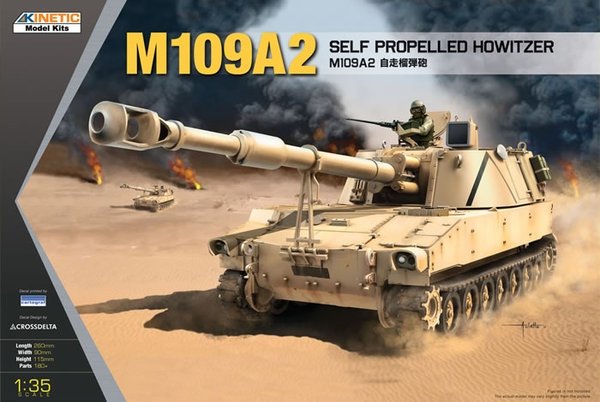 Obusier automoteur Kinetic K61006 M109A2 au 1/35