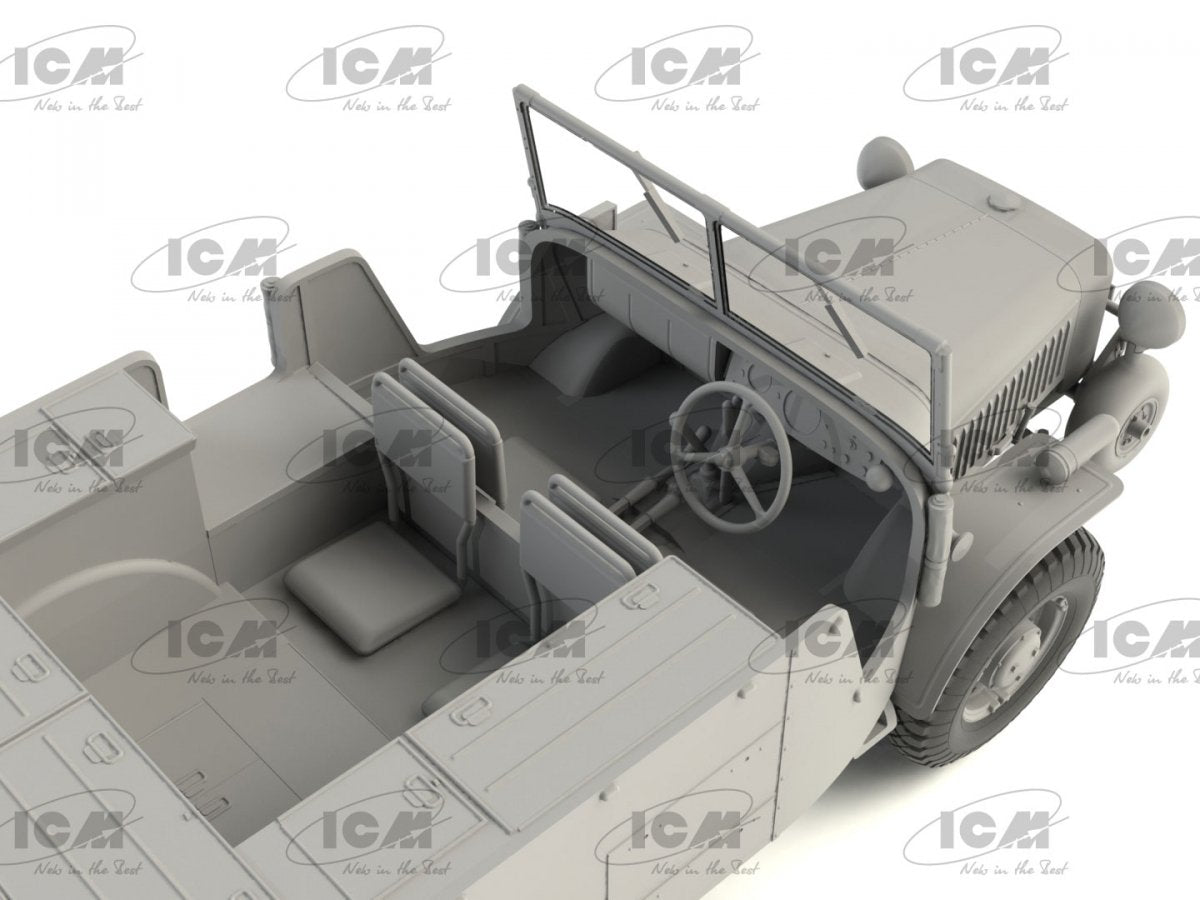 ICM 35573 Laffly (f) Type V15T Véhicule militaire allemand de la Seconde Guerre mondiale 1/35 – image 6