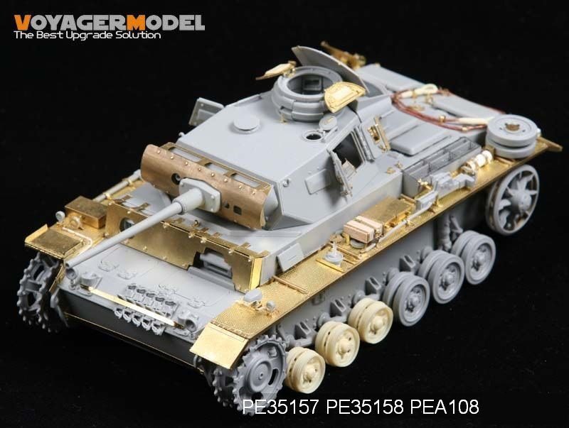 Voyager Model PE35157 WWII Pz.KPfw. III Ausf J (For DRAGON 6394) 1/35 – zdjęcie 2