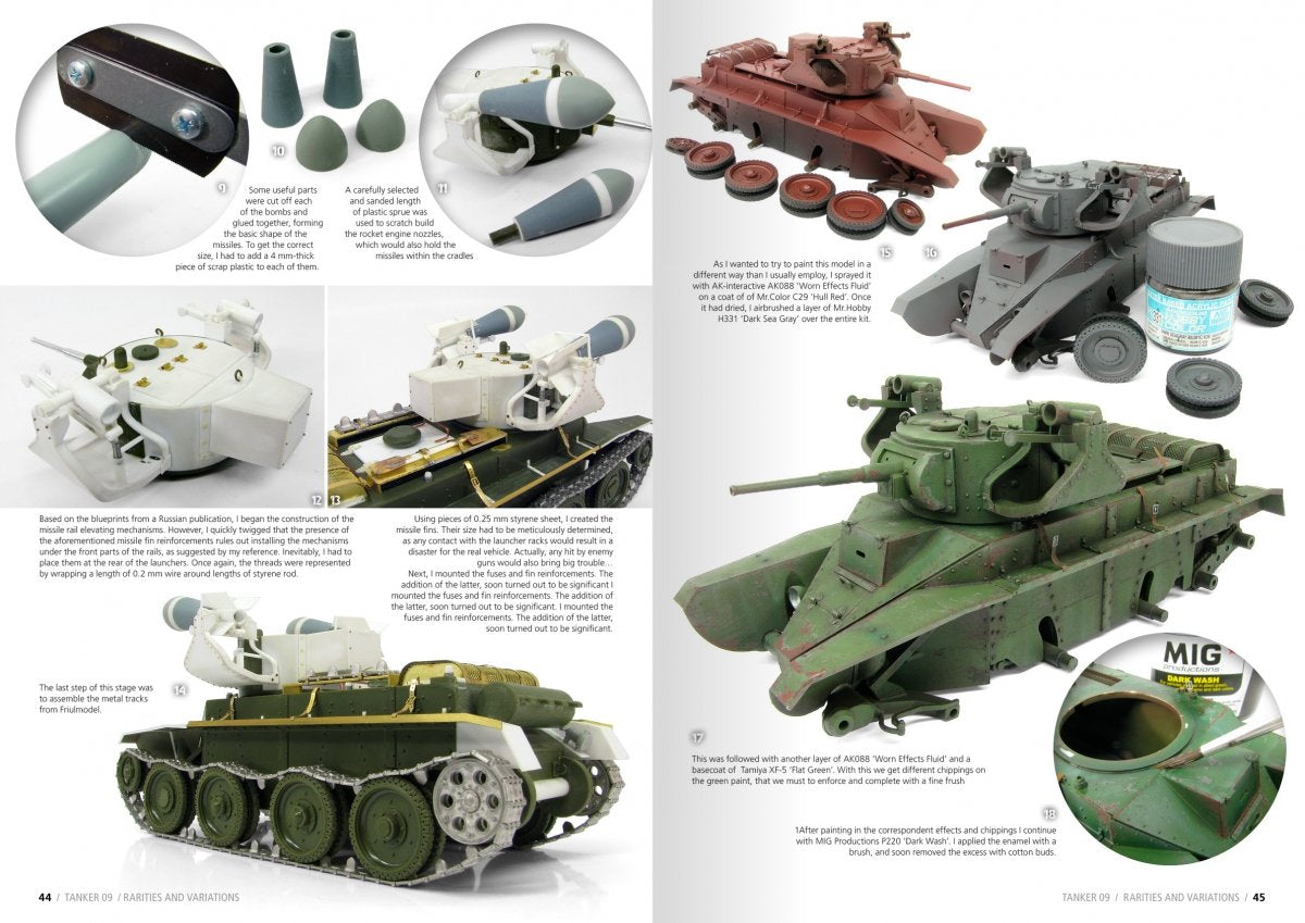 AK Interactive AK4835 TANKER ISSUE 09: RARITIES &amp;amp; VARIANTS (ENGLISH) – imagen 2