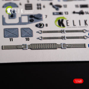 KELIK K48109 IL-2M3 - interior 3D decals for Academy/Accurate Miniatures kit 1/48 – imagen 5