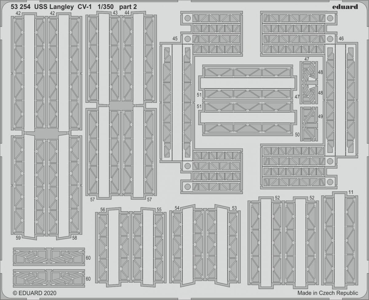 Eduard 53254 USS Langley CV-1 1/350 TRUMPETER – imagen 2
