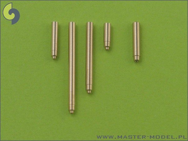 Master AM-48-023 P-38 Lightning late type armament (.50 cal Brownings with covered cooling jackets, 20mm cannon tips) 1/48
