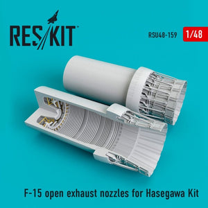 RESKIT RSU48-0159 Buses d&amp;#39;échappement ouvertes pour maquette Hasegawa 1/48