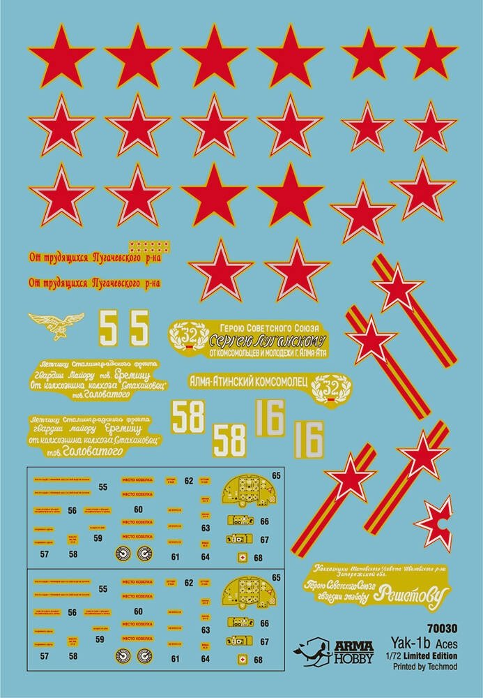 Arma Hobby 70030 Yakovlev Yak-1b Soviet Aces Limited Edition 1/72 – immagine 9