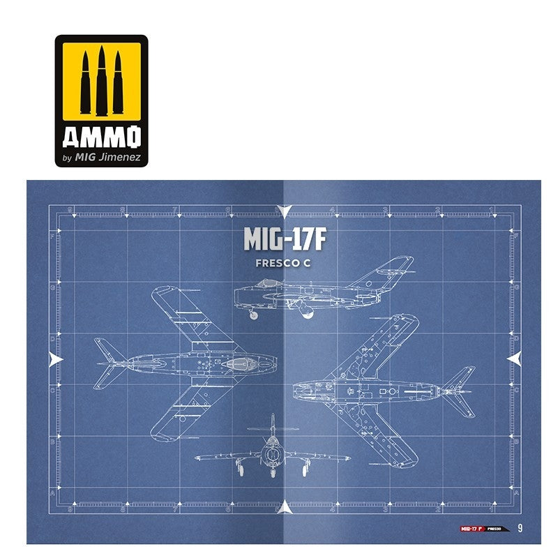 Munitions de Mig Jimenez 6084 MIG-17F / LIM-5 / SHENYANG J-5 - Guide visuel pour modélistes (Multilingue - Anglais, Espagnol, Allemand) – image 8