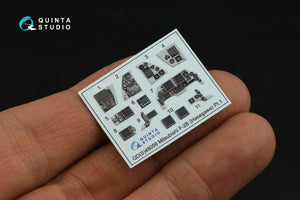 Quinta Studio QD48059 Mitsubishi F-2B 3D-Printed coloured Interior on decal paper (Hasegawa) 1/48 – zdjęcie 5